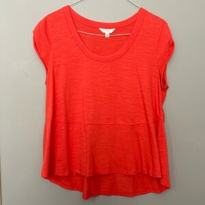 Women’s Time and True coral shirt size L EUC